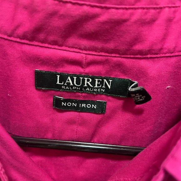 Lauren Ralph Lauren non-iron cotton button-down shirt - Picture 6 of 8